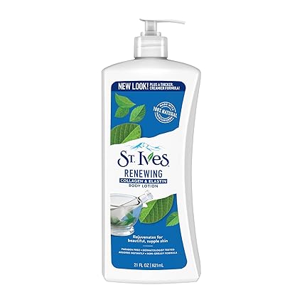 St. Ives Loción corporal renovadora para la piel con elastina de colágeno