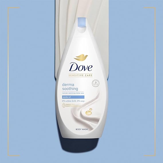 Dove sentive care derma soothing jojoba oil body wash