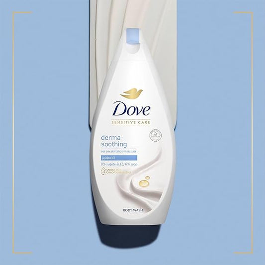 Dove sentive care derma soothing jojoba oil body wash