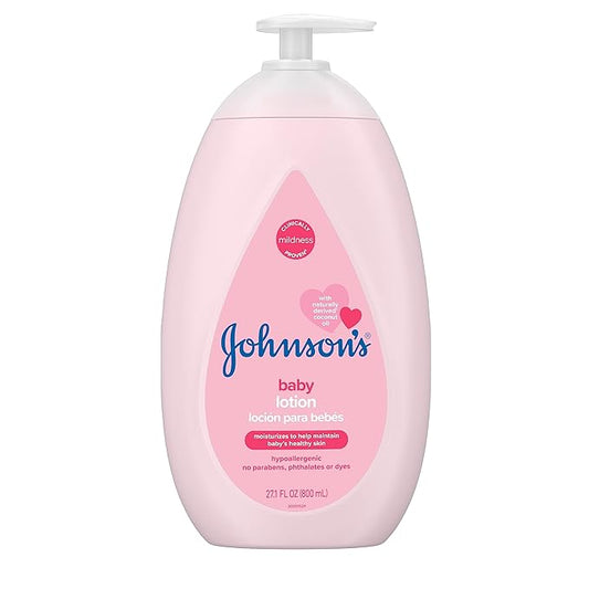 Johnson's Loción hidratante para bebé rosa 800 ml