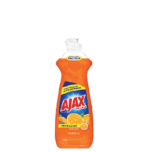 Ajax Ultra Orange Triple Action-  Ajax ultra naranja triple acción 414ml