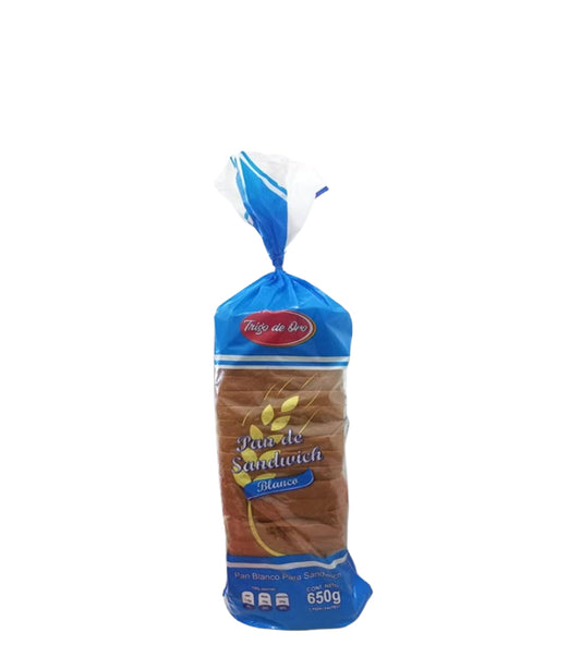 Trigo De Oro Pan de sandwich blanco 650g