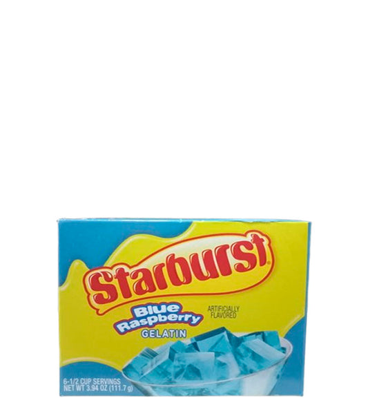 Starburst Blue Raspberry Gelatin - Gelatina de frambuesa azul 111.7g