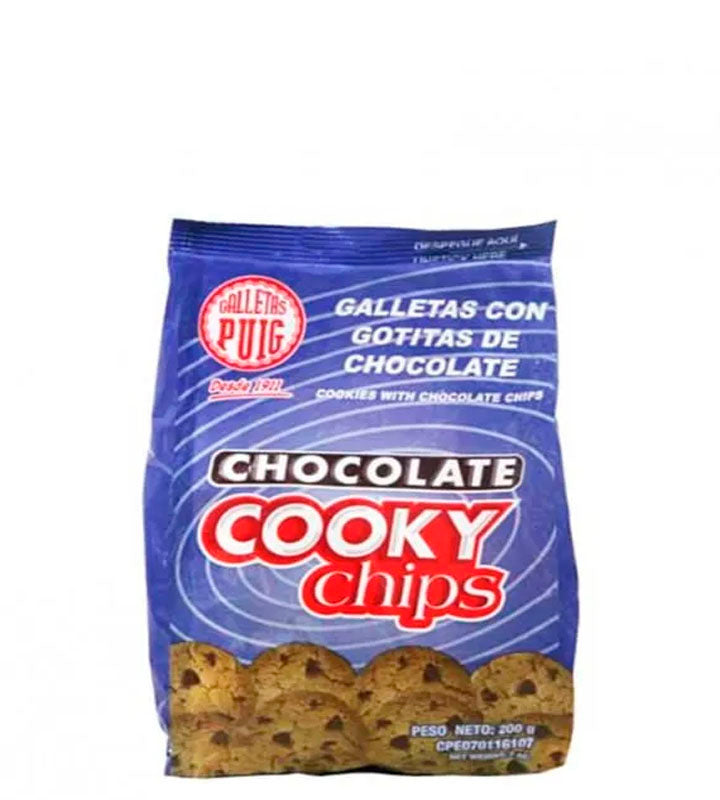 Galletas Puig Galletas con gotitas de chocolate 200g