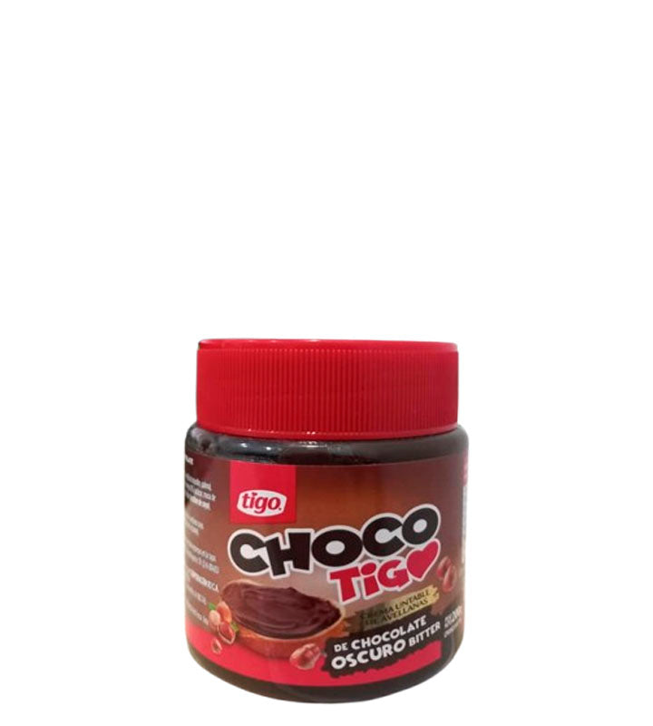 Tigo Chocotigo Crema untable de avellanas de chocolate oscuro 200g