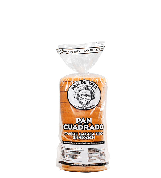 Pan De Tata Panadería Artesanal Pan de batata cuadrado tipo sandwich 575g