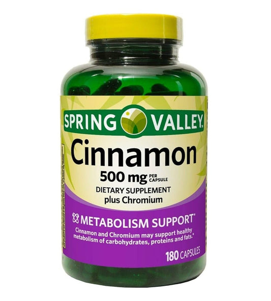 Spring Valley Cinnamon (canela) 500 mg