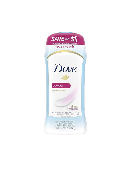 Dove Antiperspirant Deodorant Powder Twin Pack 147g