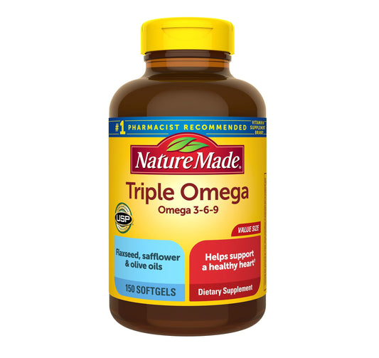 Nature Made Triple Omega 3,6,9 74 Capsulas Blandas