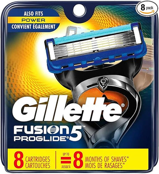 Gillette Fusion ProGlide Power - Cartucho de repuesto para maquinilla de afeitar (8 unidades cartuchos))