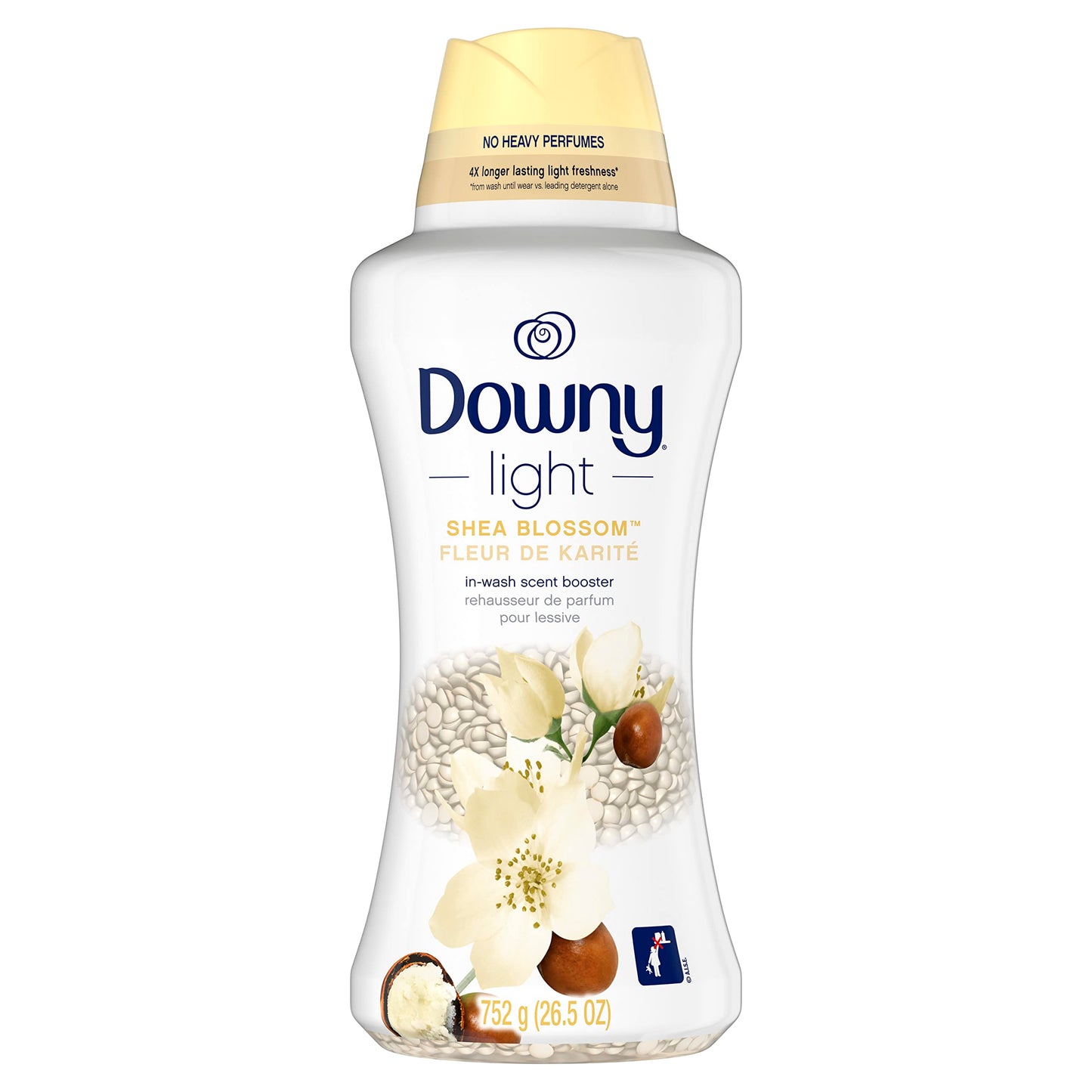 Downy Light - Cuentas potenciadoras de aroma de lavandería para lavadora, Shea Blossom 752 g