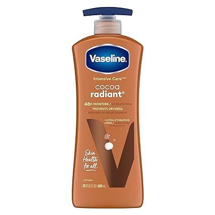 Vaseline Intensive Care Loción Corporal Suave de Almendras para pieles secas con hidratación 48H + lípidos ultrahidratantes