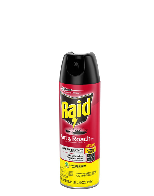 Raid Ant & Roach Mata Hormigas Y Cucarachas Lemon Scent 496g