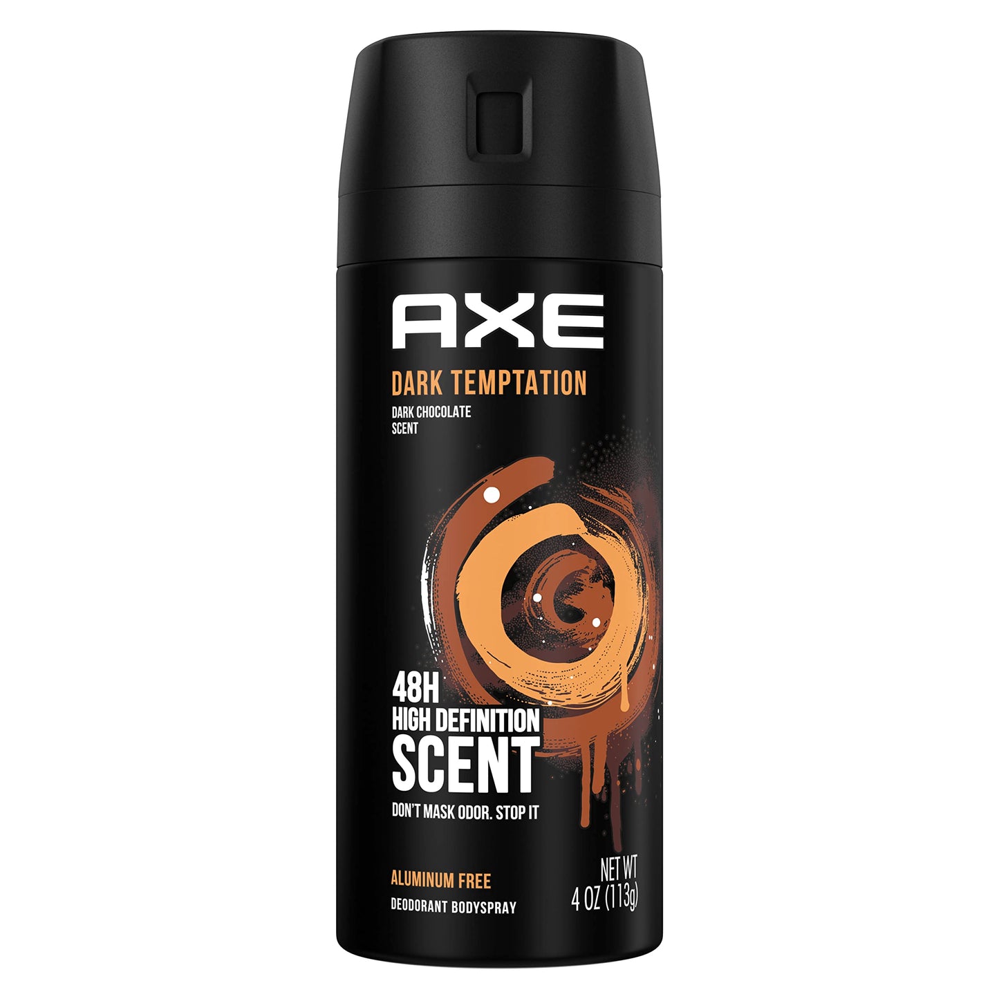 AXE Desodorante en aerosol corporal Dark Temptation para una protección duradera de olores para hombres, formulado sin aluminio, 4.0 onzas