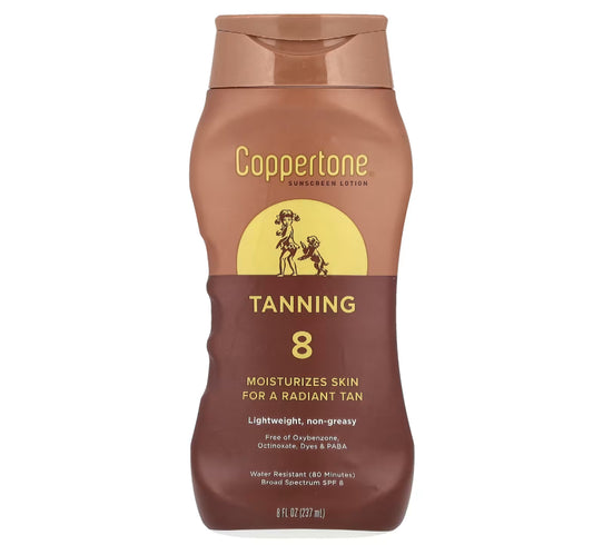 Coppertone Loción de Protección Solar Bronceado 8 (237) ml