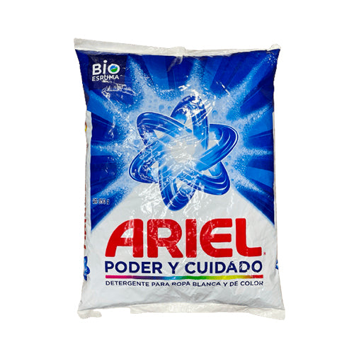 Ariel Poder y Cuidado detergente para ropa blanca y de color 500g