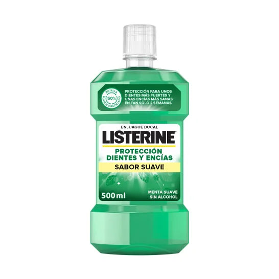 Listerine Enjuague Bucal Teeth & Gum Defence  Defensa diente y encías 500 ml