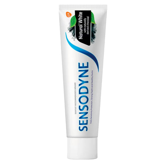 Sensodyne pasta de dientes para dientes sensibles y prevención de caries natural white (113)g