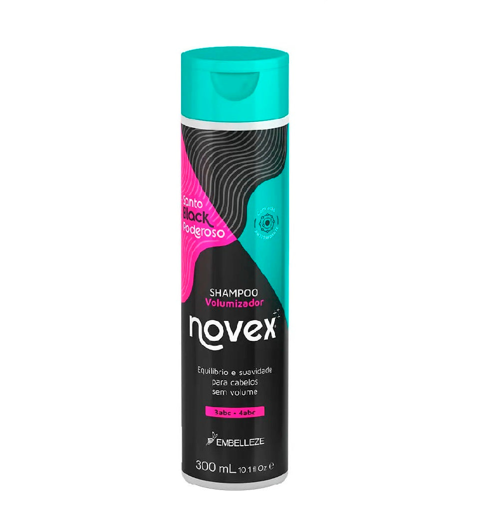 Embelleze Novex Santo Black Poderoso shampoo volumen 300ml