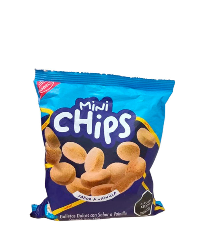 Nabisco Mini Chips galletas dulces con sabor a vainilla 180g