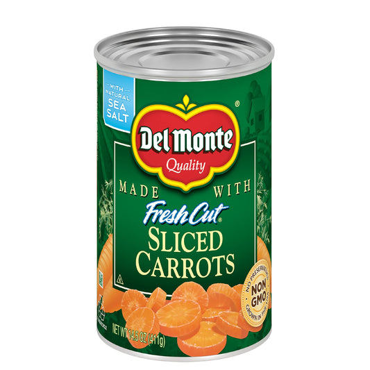 Del Monte zanahorias  cortadas en rodajas 411gr