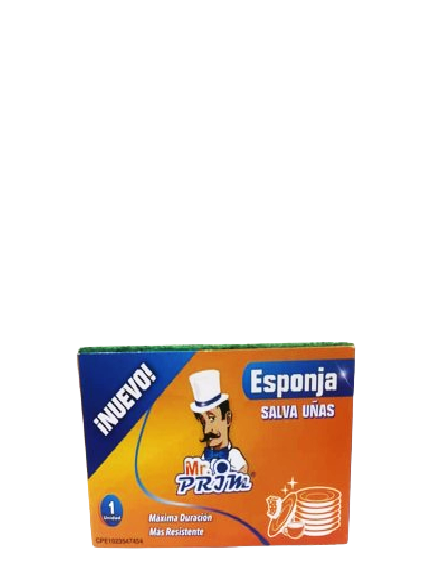 Mr. Prim Esponja Salva Uñas 1 Unidad