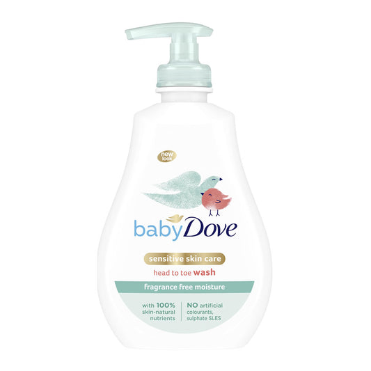 babyDove fragrance free moisture-Head to toe wash ( Jabón corporal sin fragancia )