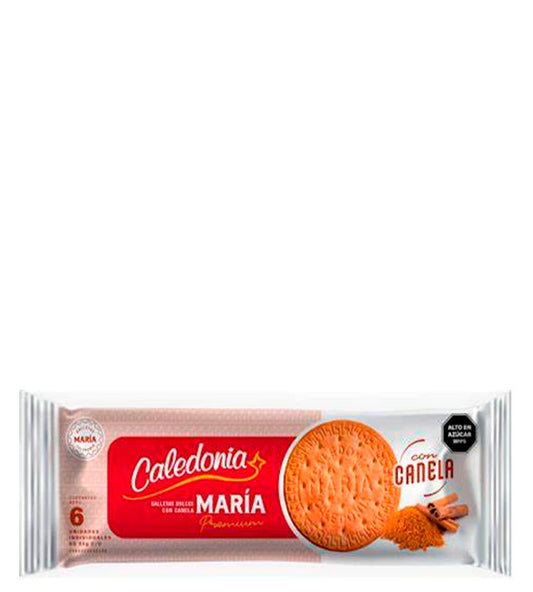 Caledonia María Galletas dulces con canela 6 unidades individuales