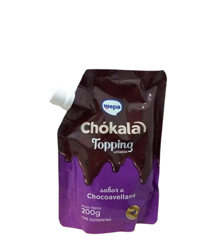 Wepa Chokala topping untable sabor a chocoavellana 200g