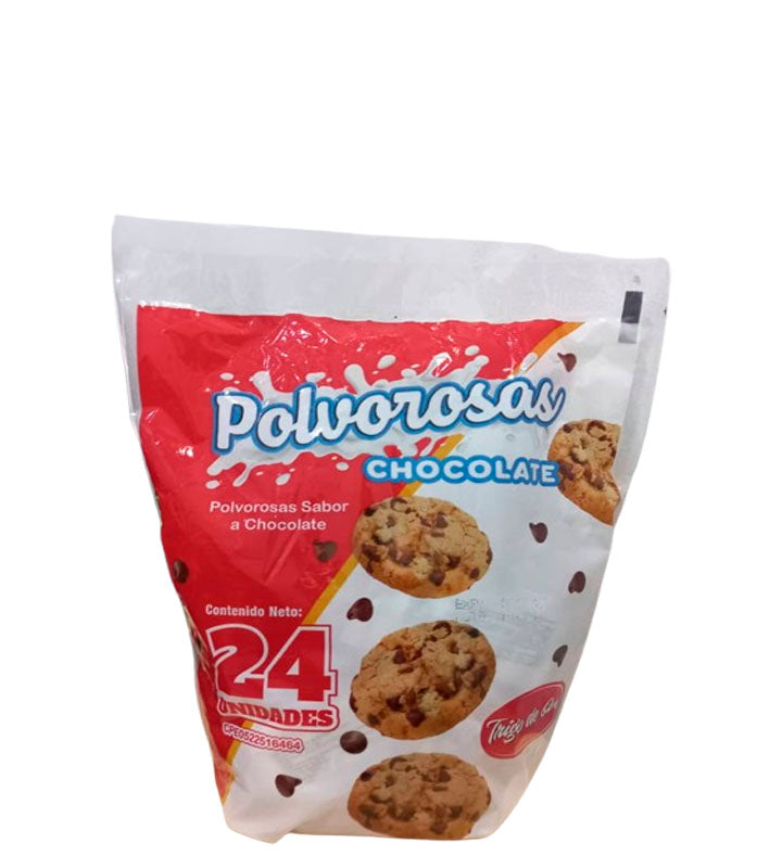 Galletera Trigo De Oro Polvorosas sabor a chocolate 24 unidades 240g