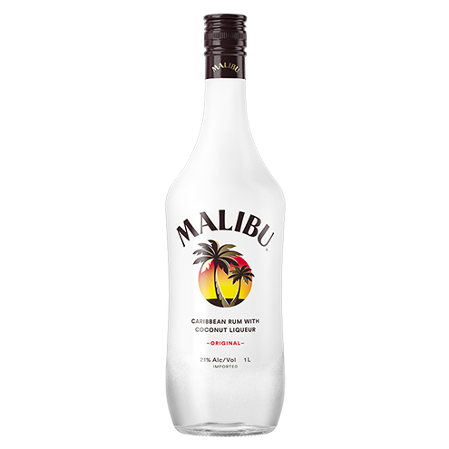 Malibu licor de coco 1 litro.