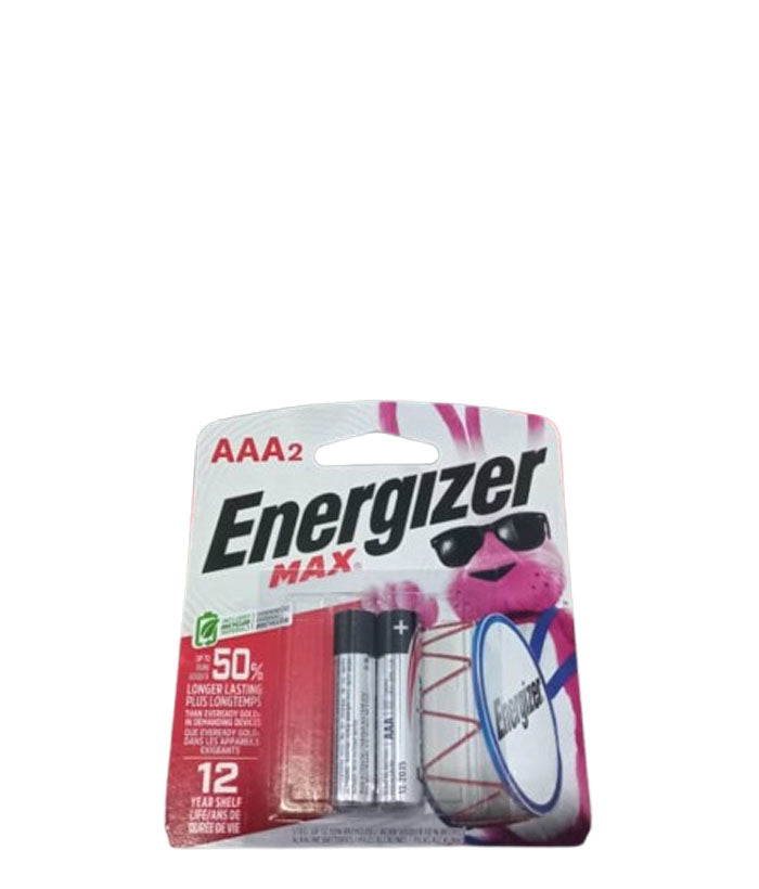 Energizer Max Bateria AAA x2