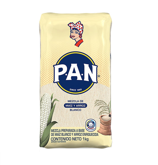 Pan Harina De Maiz y Arroz Blanco 1kg