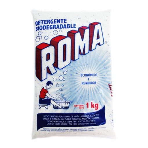 ROMA LAUNDRY DETERGENTE en polvo sin fosfato 1 Kg