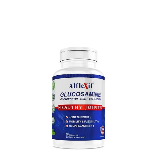 Alfa Alflexil Glucosamine Chondroitin Msm Collagen 90 Capsulas