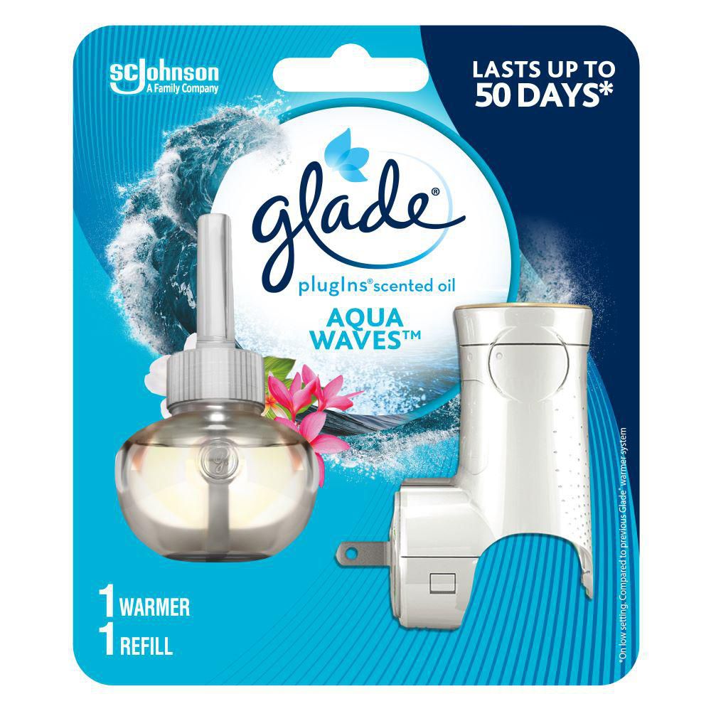 Glade Aqua Waves 1 calentador + 1 recambio 19,80 ml