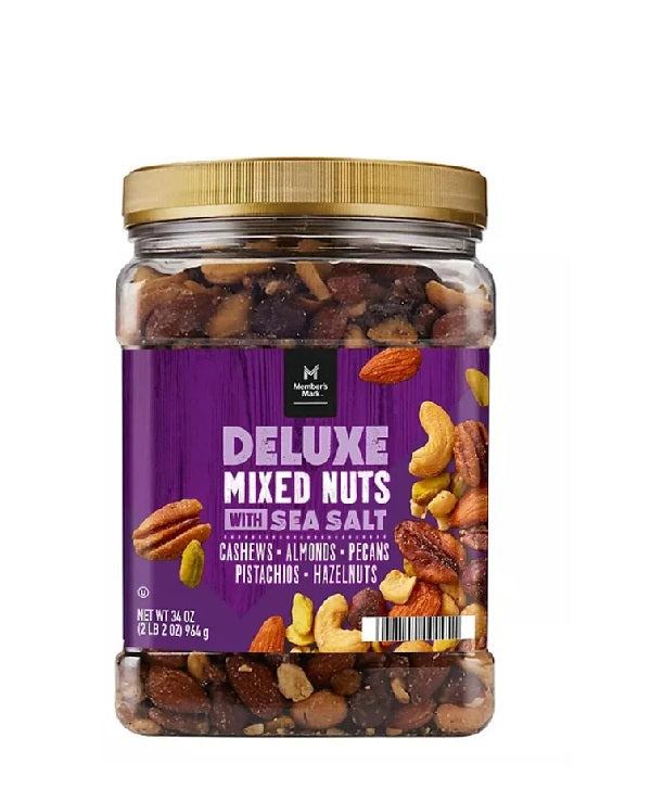 Nueces Mixtas de Lujo con Sal Marina