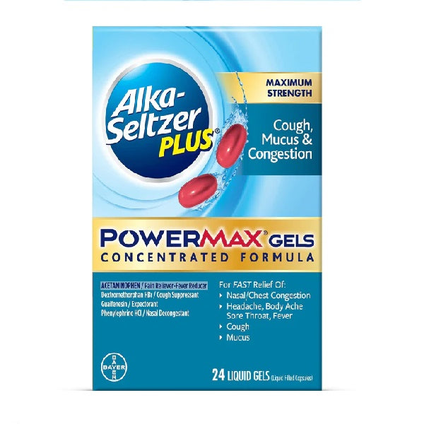 Alka Seltzer Plus alivia congestión y tos