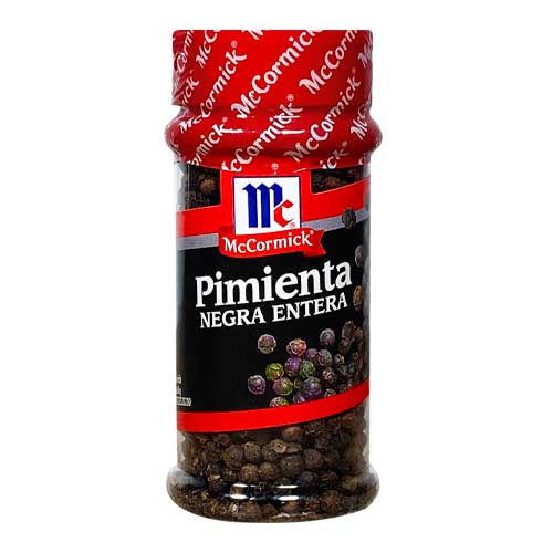 McCormick Pimienta Negra Entera 68g