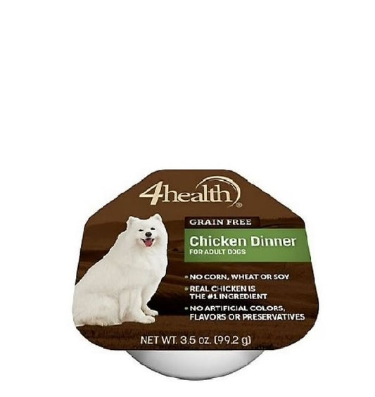 4health Grain Free Chicken Dinner For Adult Dogs - Cena de pollo sin cereales para perros adultos 99,2g