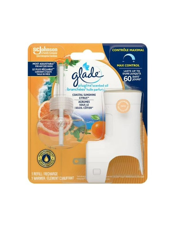 Glade Coastal Sunshine Citrus 1 Warmer 1 Refills 19,8ml