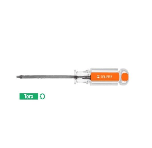 Truper Dersarmador punta torx Scremewdriver (destornillador de estrías) T-10 102 mm 4"