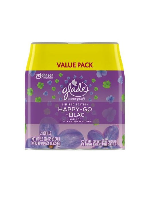 Glade Limited Edition Happy-Go-Lilac 2 Refills 350g