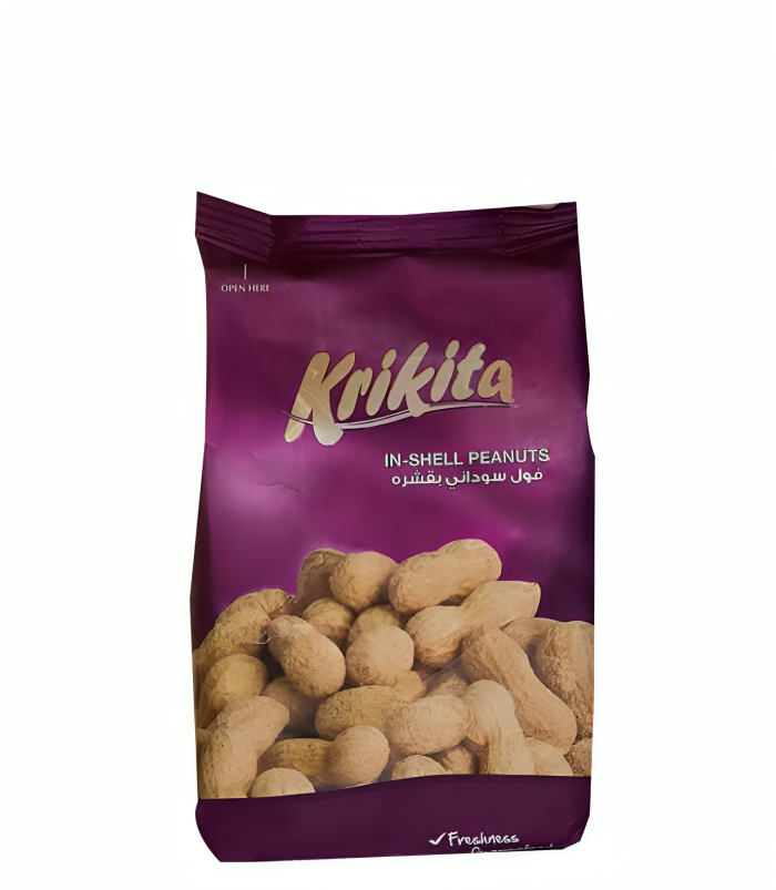 Krikita In- Shell Peanuts - Krikita Cacahuetes Con Cáscara 150g