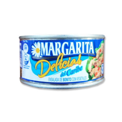Margarita Delicias Del Caribe Ensalada de bonito con vegetales Peso neto:165g