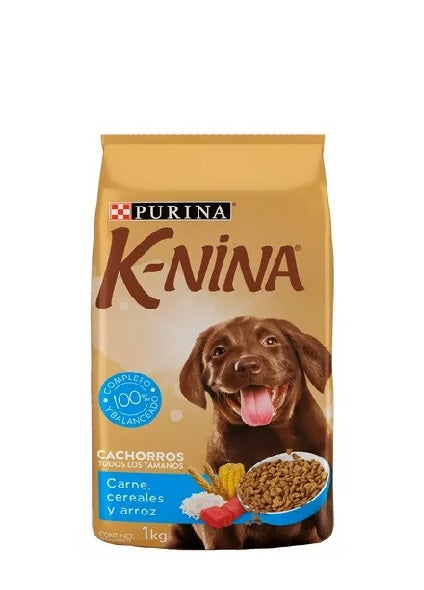 Purina K-Nina Cachorros Todos Los Tamaños Carne, Cereales y Arroz 1 Kg