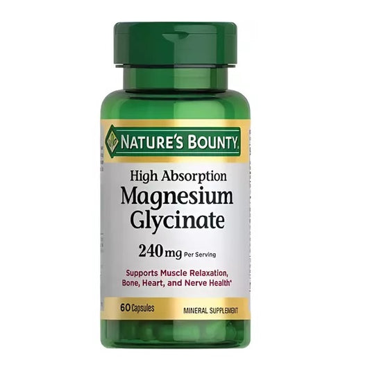 Nature's Bounty Glicinato de Magnesio 240 mg