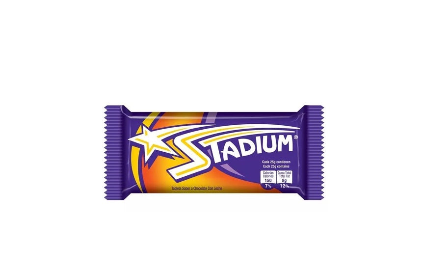 St. Moritz chocolate con leche Stadium 25g