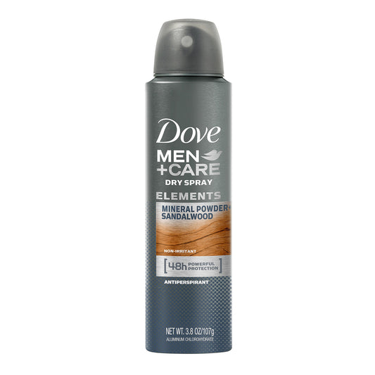 Dove Men+Care Elements  Mineral Powder Sandalwood desodorante en aerosol