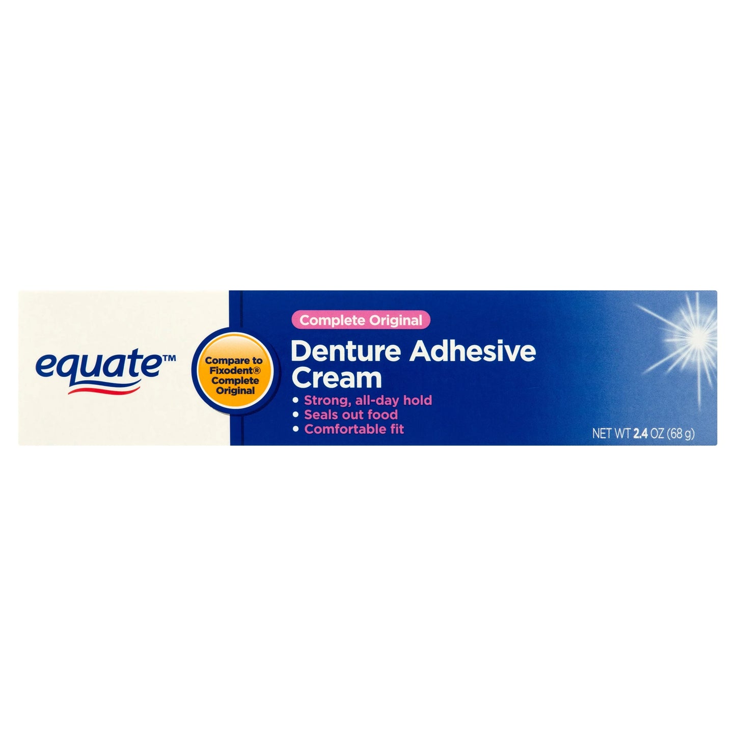 Equate Denture Adhesive Cream (68g)